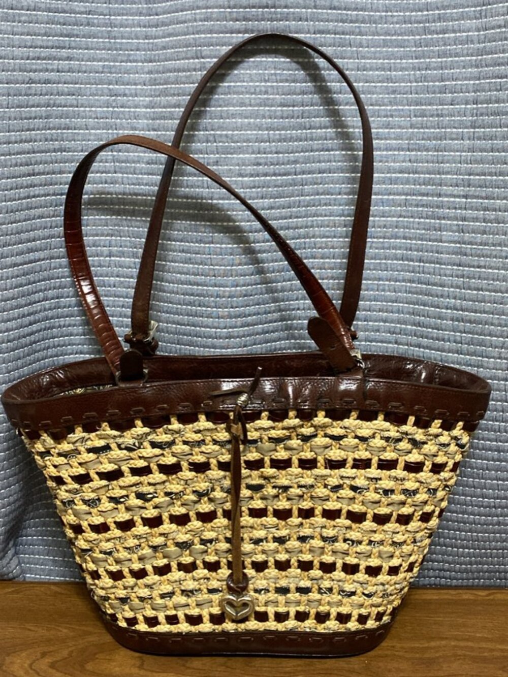 Brighton Medium Leather Trim Tote Bag